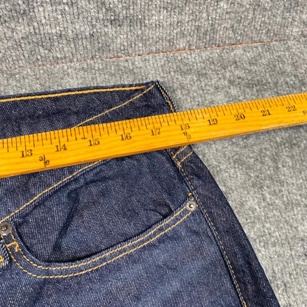 Levis 514 Straight Fit Mens Jeans 34x32 Dark Indigo Blue Stretch Denim NEW